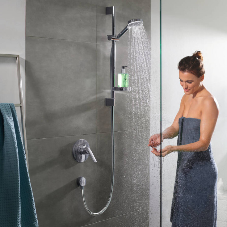Hansgrohe Crometta dusjsett, hvit/krom