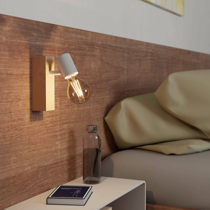 Eglo Townshend 3 væglampe, hvid