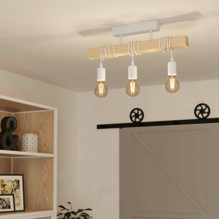 Eglo Townshend loftlampe, hvid