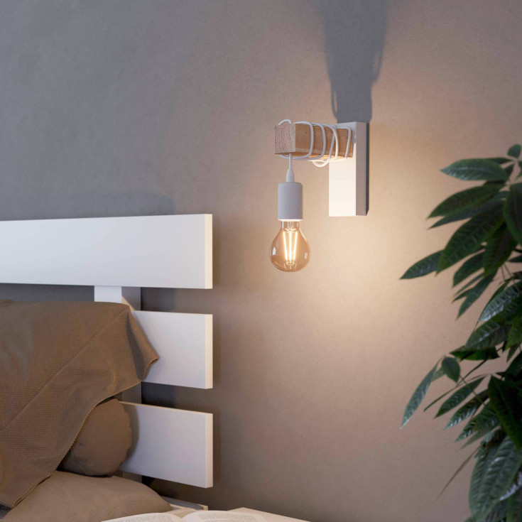 Eglo Townshend vägglampa, vit