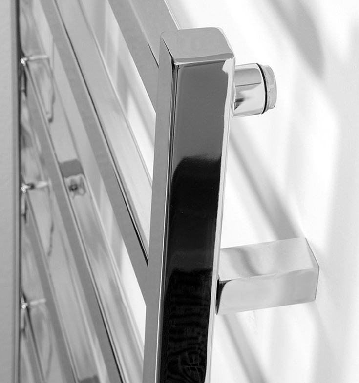 Kriss Manisa håndklædetørrer, kombi, 35x61 cm, krom