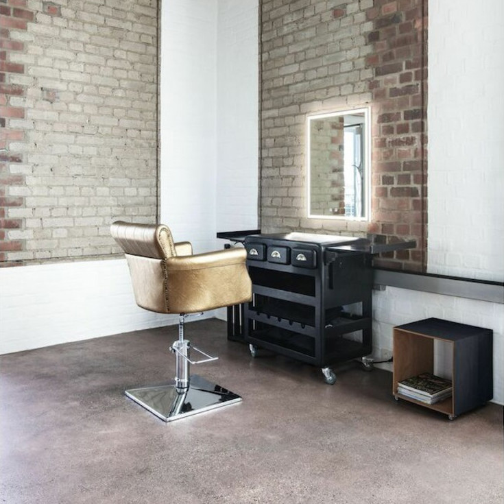 SLV Trukko spejl med lys, touch, dugfri, 80x60 cm