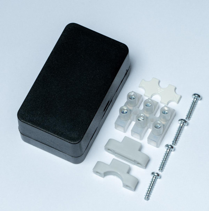 JA-US 90-02 Mini samledåse, 66x39 mm, sort