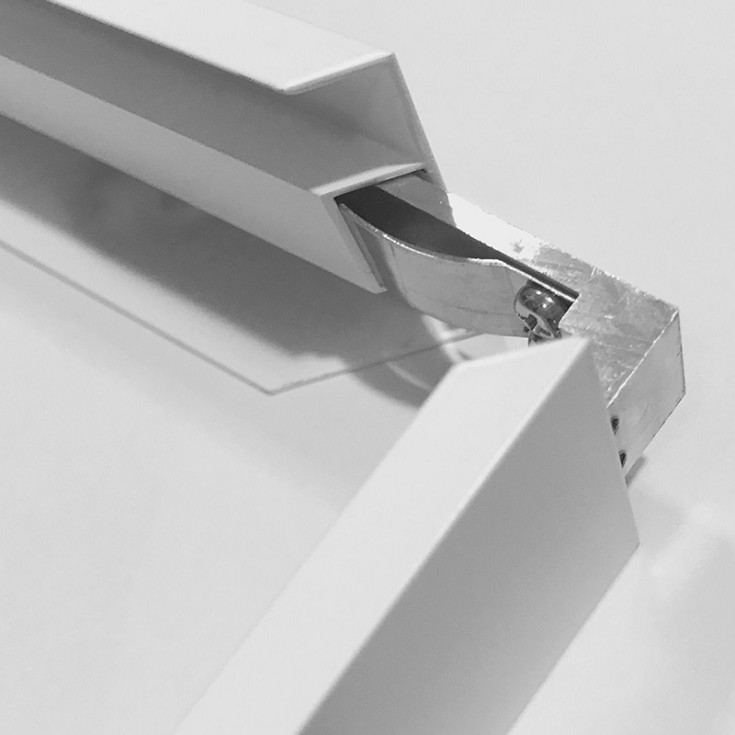 Green:ID Click-Fit ytmonteringsram för panel, 60x60 cm