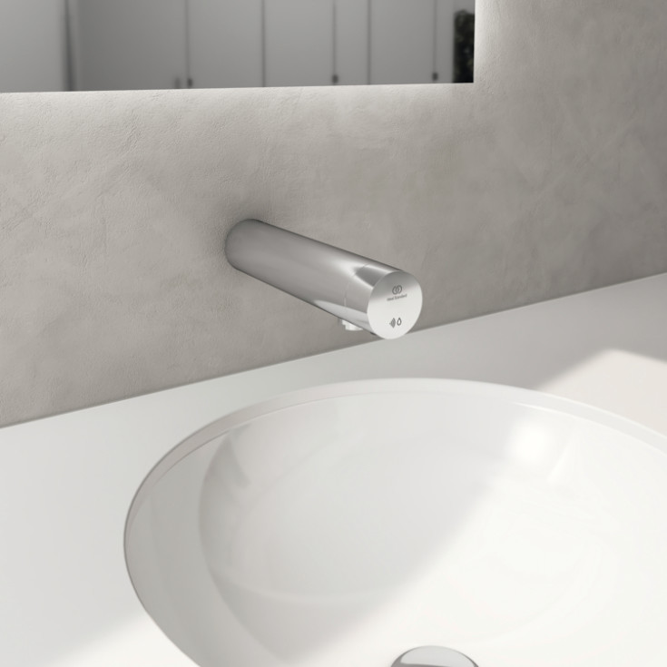 Ideal Standard Sensorflow håndvaskarmatur, berøringsfri, krom