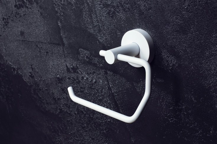 Kriss Simple toiletrulleholder, hvid