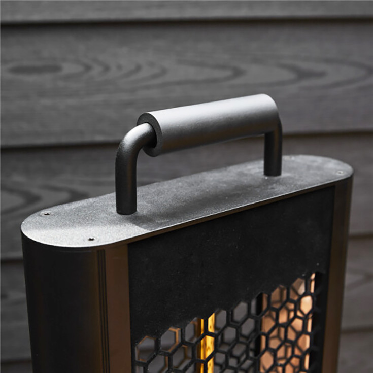 Hortus varmelampe gulvmodell 400/1200W, sort