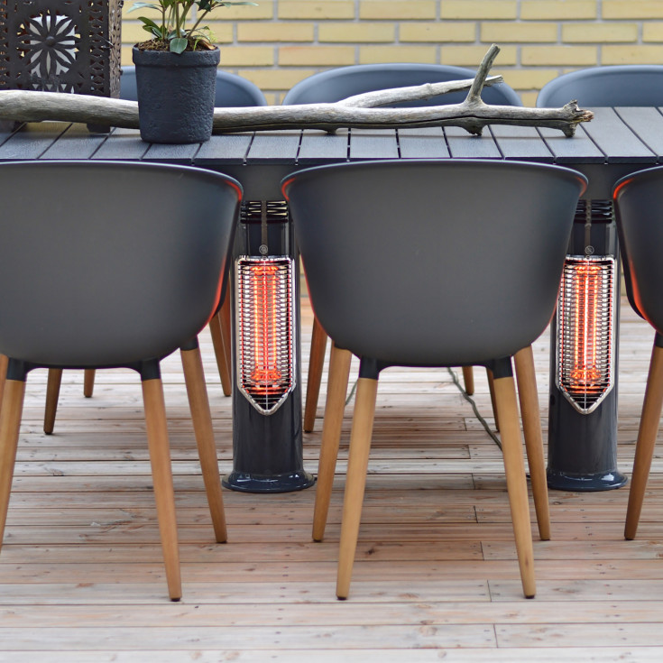 Mensa Imus terrassevarmer, 550W, grå