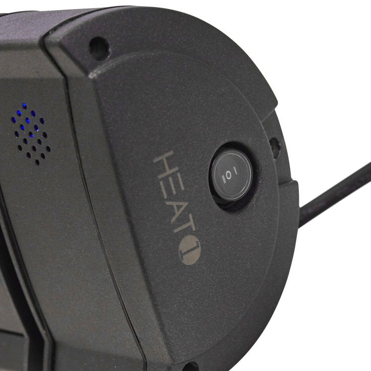 Heat1 Eco High-line terrassevarmer, infrarød, 2000W, antracit