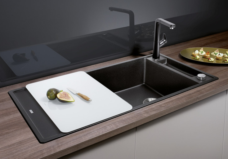 Blanco Axia III XL6S MXI kjøkkenvask, 100x51cm, grå