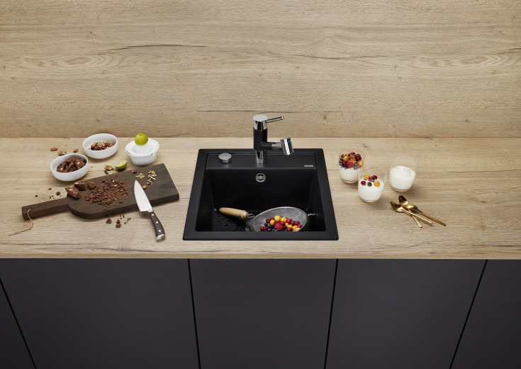 Blanco Dalago 45 MX køkkenvask, 46,5x51 cm, grå