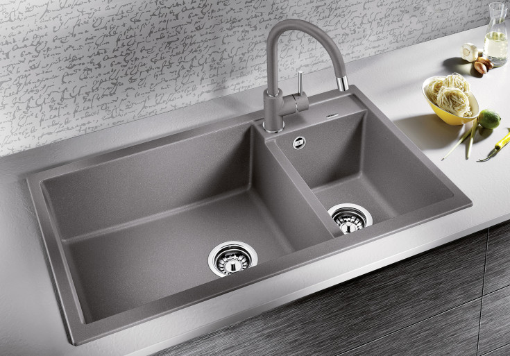Blanco Metra 9 UX kjøkkenvask, 86x50 cm, grå