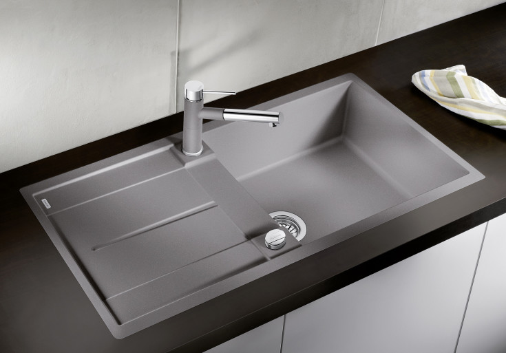 Blanco Metra XL6S-F MX kjøkkenvask, 99x49cm, grå