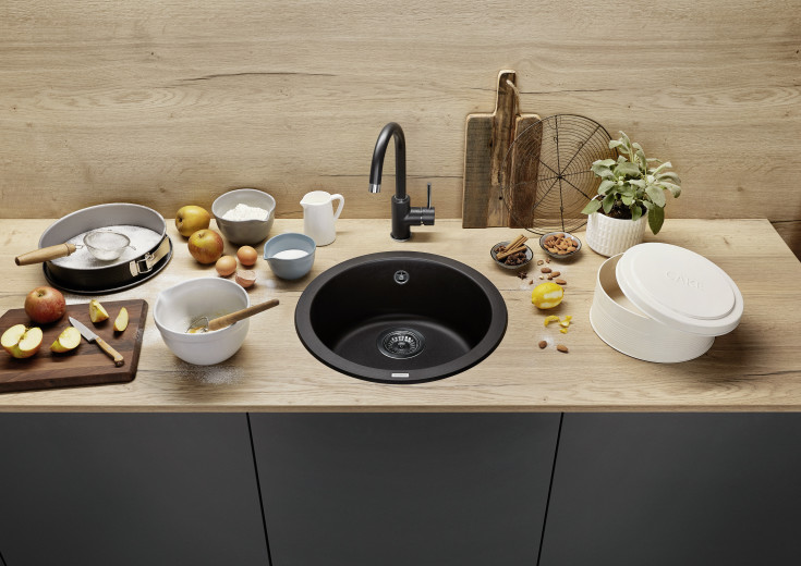 Blanco Rondo 45 UX diskbänk, 45x45 cm, grå