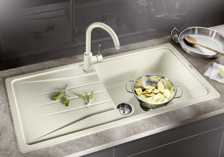 Blanco Sona XL 6S UX kjøkkenvask, 100x50 cm, hvit