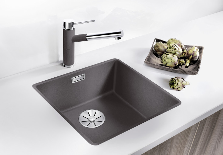 Blanco Subline 400-F UXI diskbänk, 42,7x42,7 cm, grå