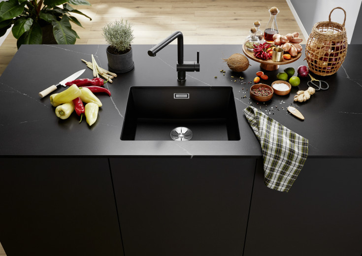 Blanco Subline 500-U UXI diskbänk, 53x46 cm, grå