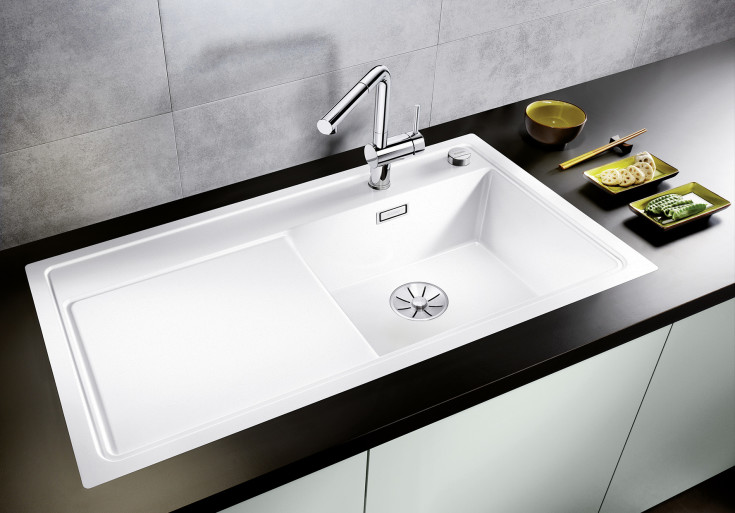 Blanco Zenar XL6S-F MXI kjøkkenvask, 98,75x49,75 cm, hvit