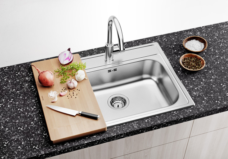 Blanco Dana 6 UX diskbänk, 60,5x50 cm, rostfritt stål