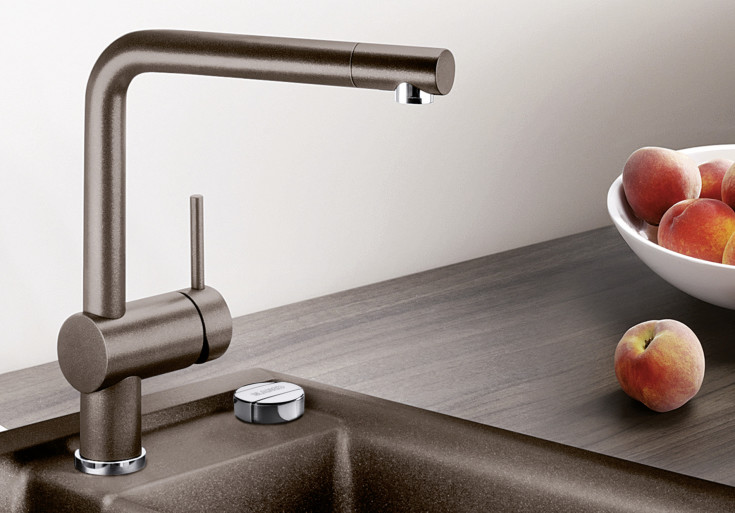 Blanco Linus kjøkkenarmatur, grå