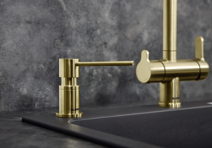 Blanco Lato sæbedispenser, guld