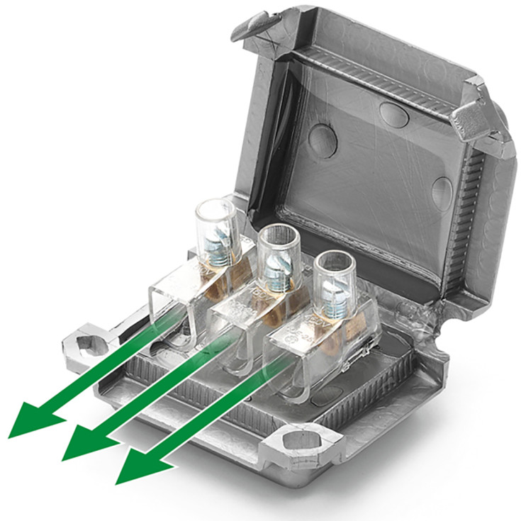 Raytech Happy samledåse med gel, 45x37 mm - 2 stk