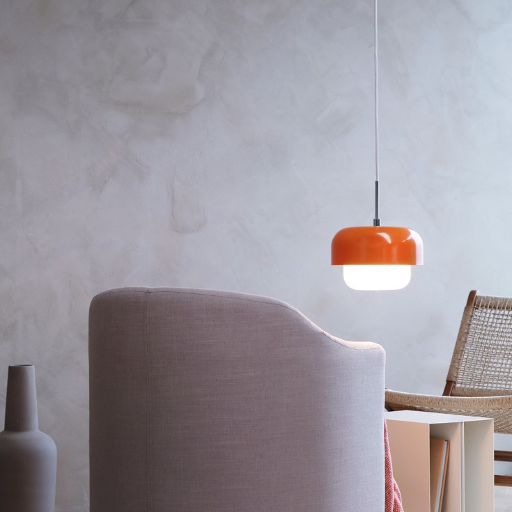 Dyberg Larsen Haipot pendellampe, oransje