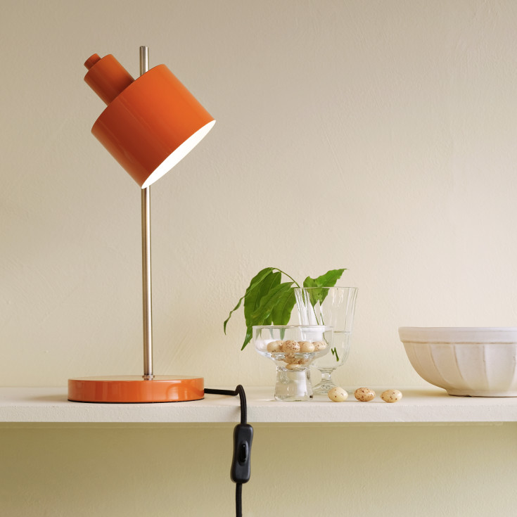 Dyberg Larsen Ocean bordlampe, oransje