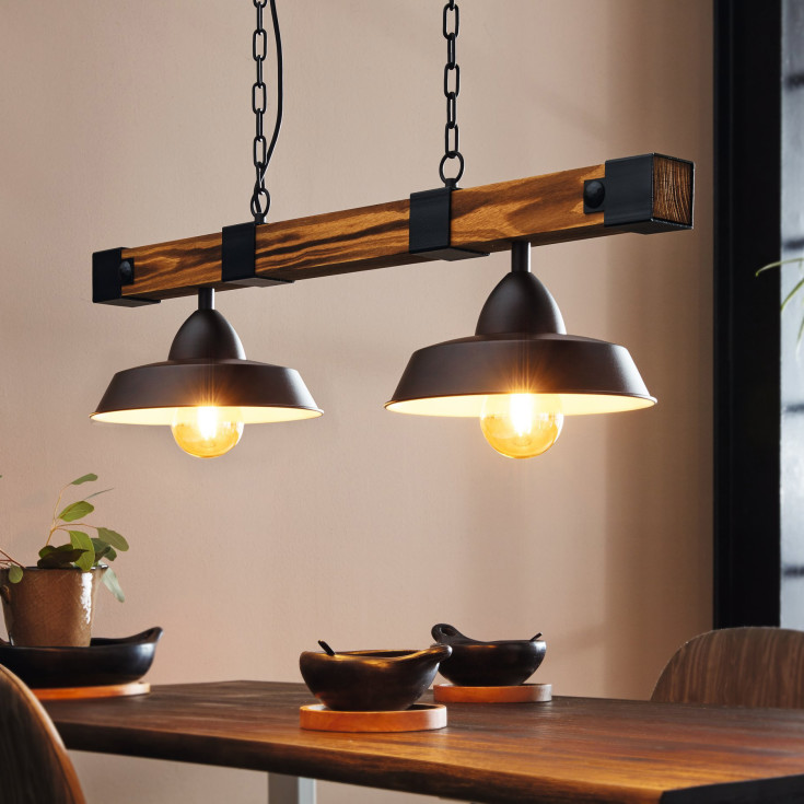 Eglo Oldbury langbordspendellampe, 2 lamper