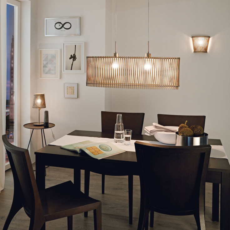 Eglo Sendero langbordspendel, ahorn