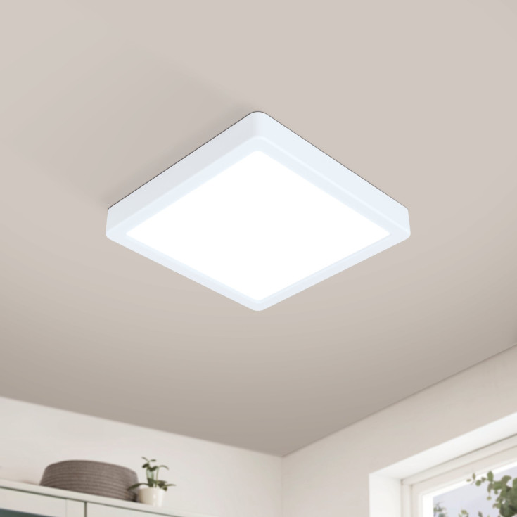 Eglo Z Fueva Bath taklampe, hvit, 21x21 cm