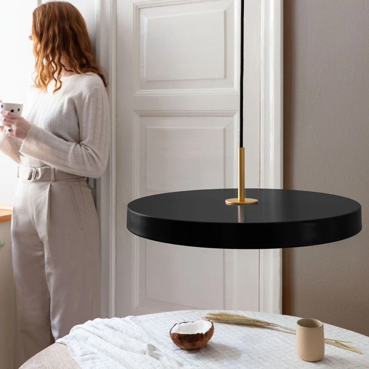 Umage Asteria pendellampe, grå, Ø43 cm