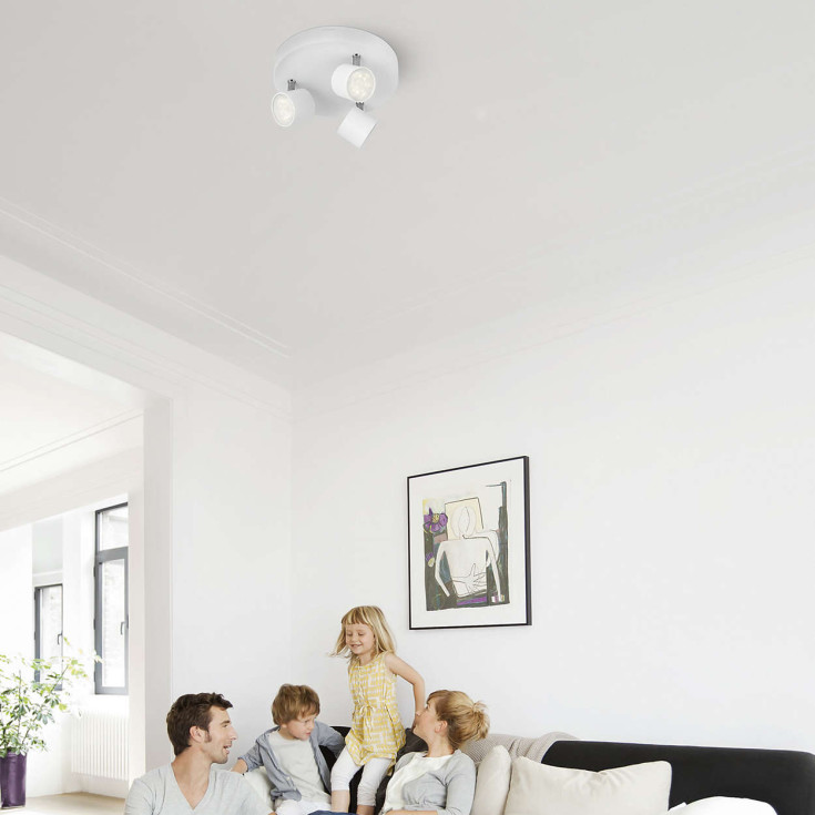 Philips myLiving Star spotlampe, hvid