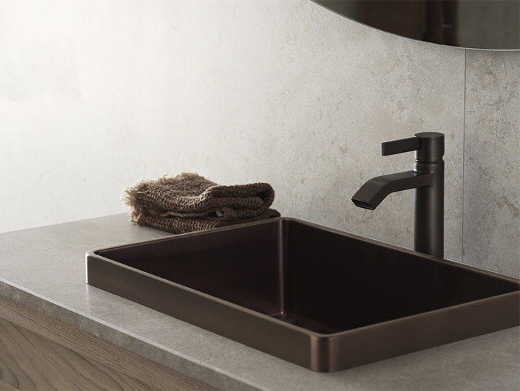 Tapwell ARM071 tvättställsblandare, matt svart