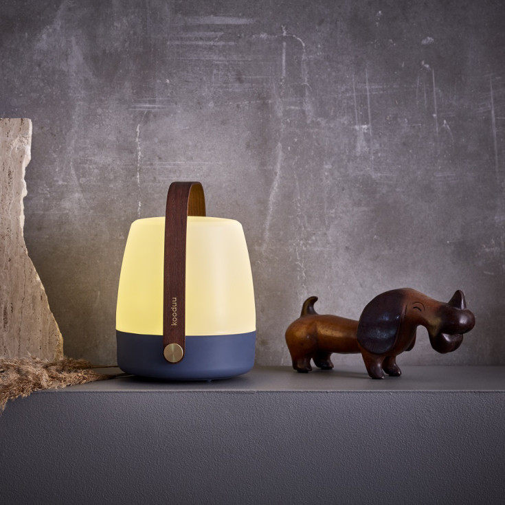 Kooduu Lite Up genopladelig lampe, blå