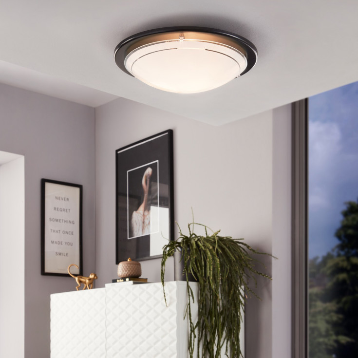 Eglo Planet plafond, svart
