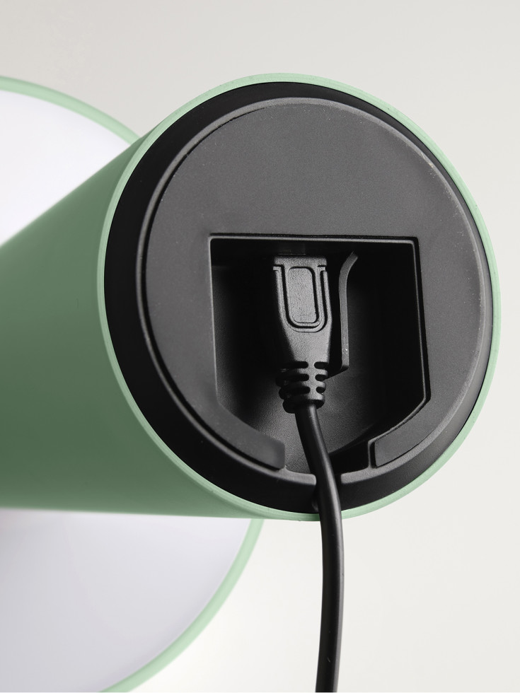 Nielsen Light Move Me genopladelig bordlampe, grøn