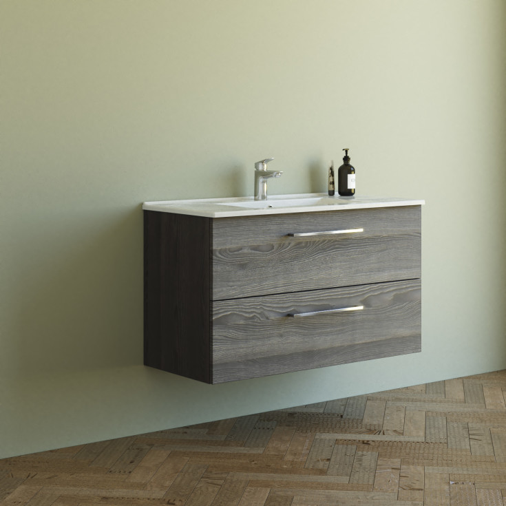 Dansani Mido+ möbelpaket, 101x45,5 cm, grå