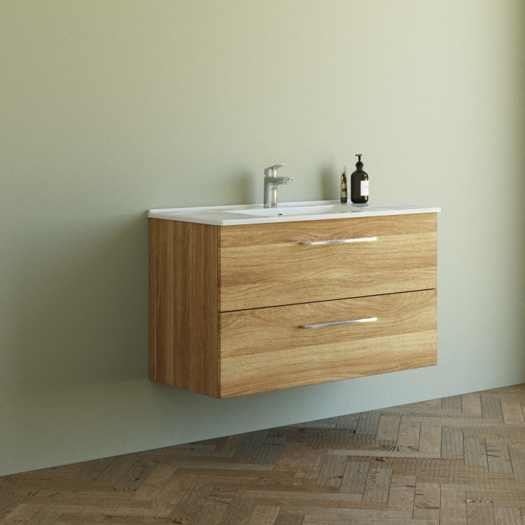 Dansani Mido+ møbelpakke, 101x45,5  eik