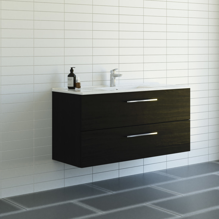 Dansani Mido+ möbelpaket, 121x45,5 cm, svart