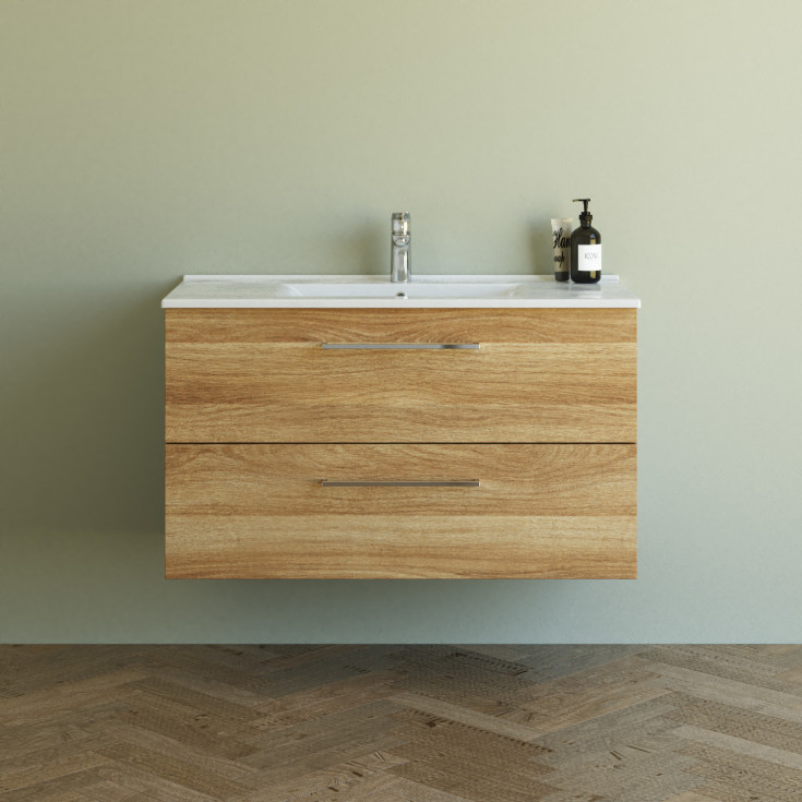 Dansani Mido+ møbelpakke, 101x45,5  eik