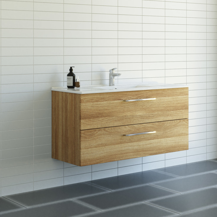 Dansani Mido+ møbelpakke, 121x45,5 eik