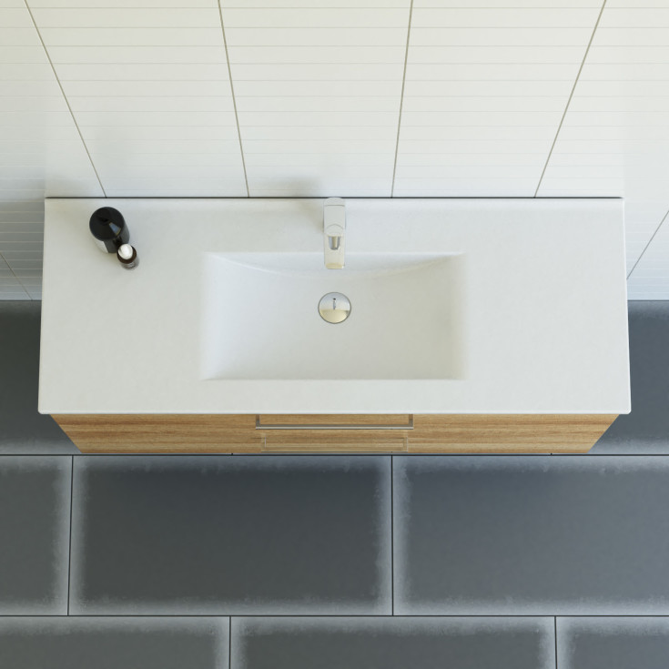 Dansani Mido+ møbelpakke, 121x45,5 eik