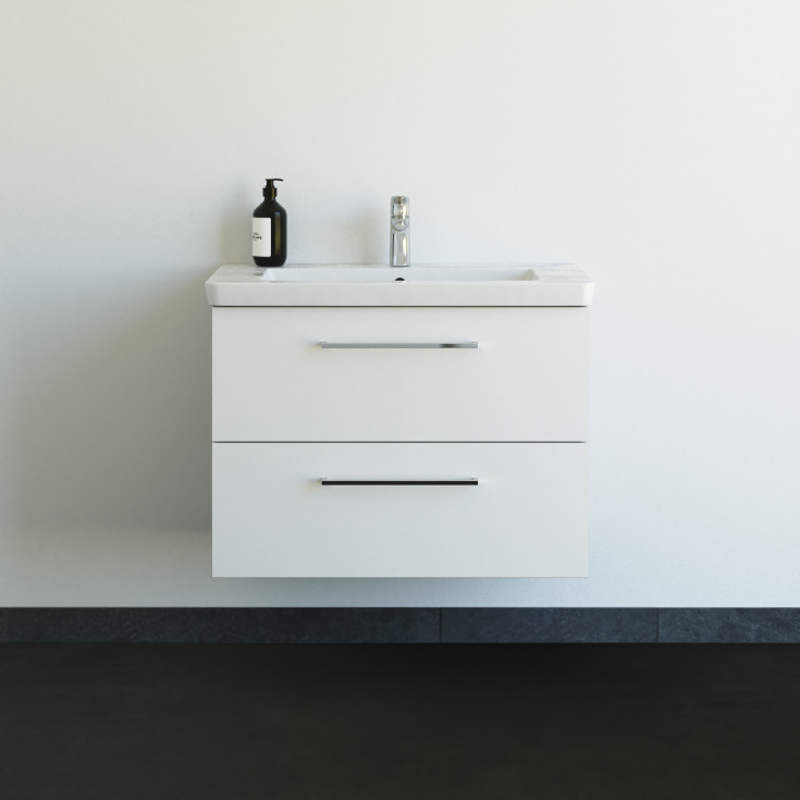 Dansani Mido+ møbelpakke, 82,7x47,2 matt hvit