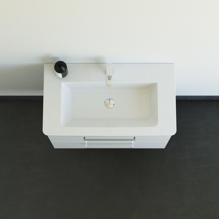 Dansani Mido+ møbelpakke, 82,7x47,2 hvit høyglans