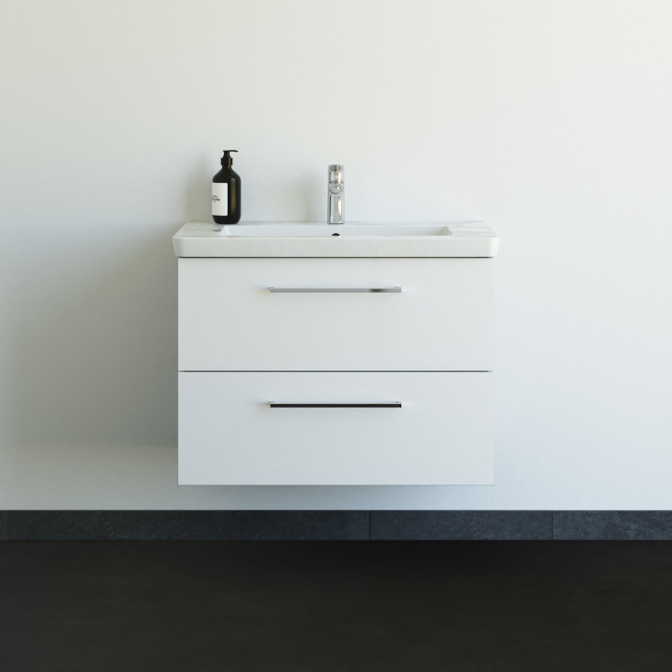 Dansani Mido+ møbelpakke, 82,7x47,2 hvit høyglans