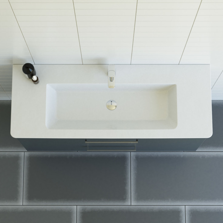 Dansani Mido+ møbelpakke, 122,7x47,2 matt grå