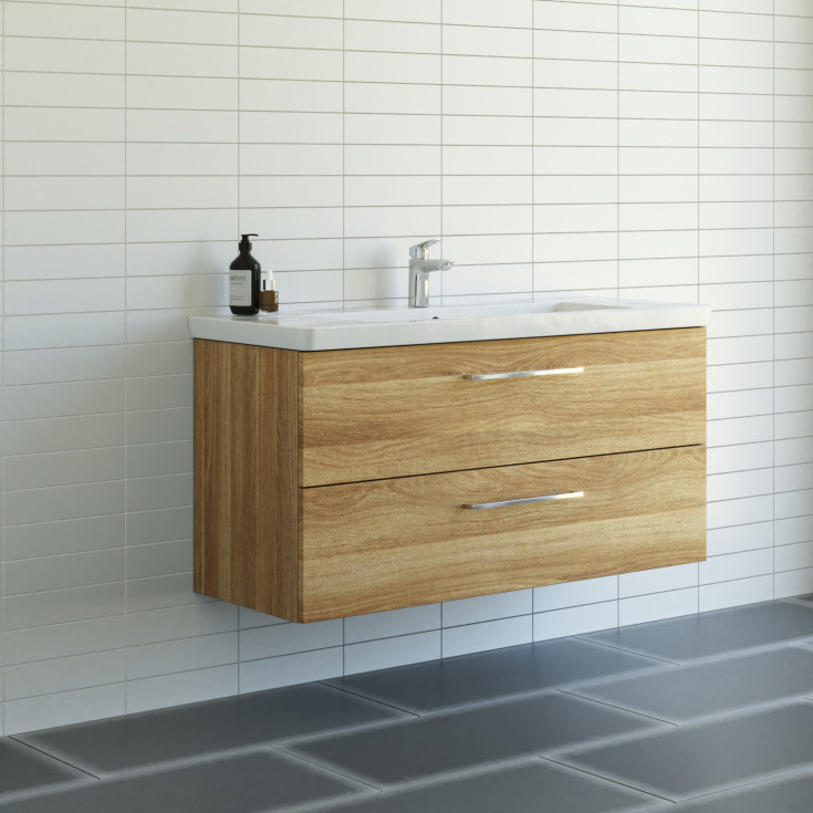 Dansani Mido+ møbelpakke, 122,7x47,2 eik