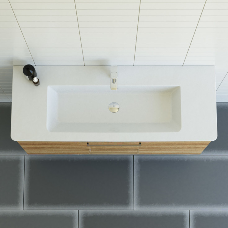 Dansani Mido+ møbelpakke, 122,7x47,2 eik