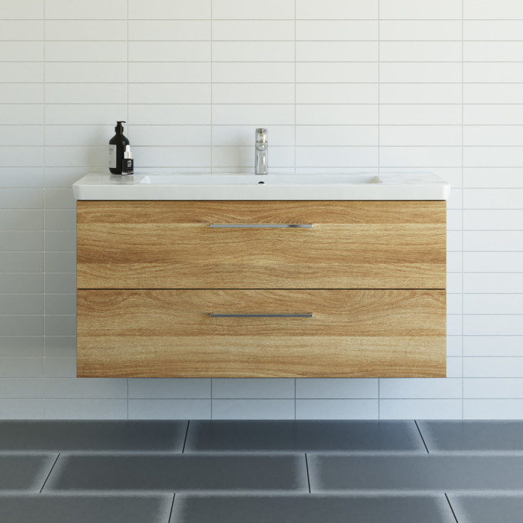 Dansani Mido+ møbelpakke, 122,7x47,2 eik